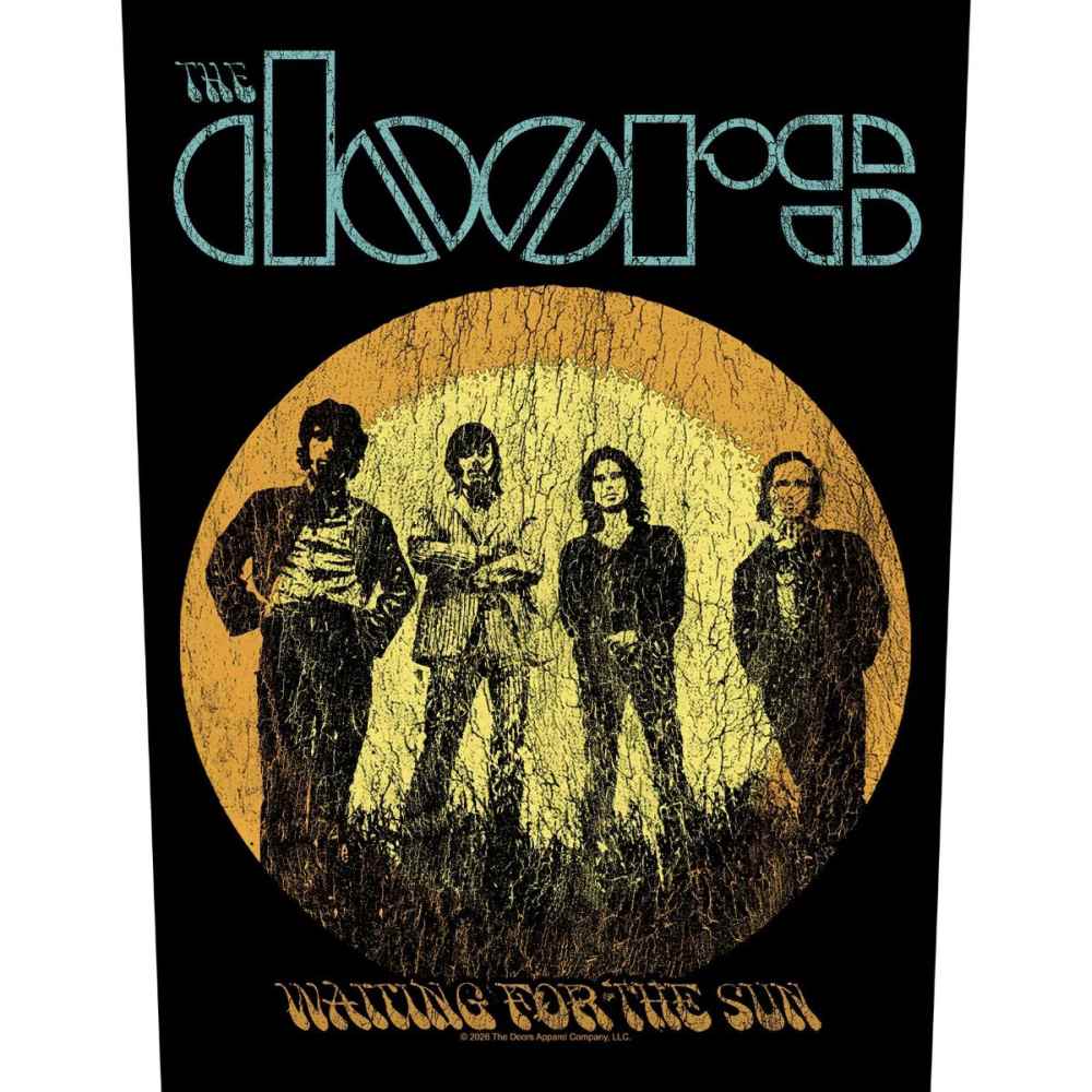 The Doors - Waiting For The Sun Back patch - Black/Yellow